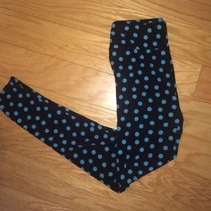 LulaRoe OS polkadot leggings